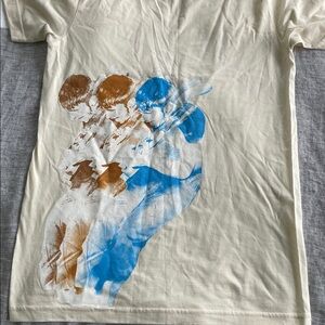 Brand new (band) 2006 vin tour shirt American Apparel Cream Sustainable Tee